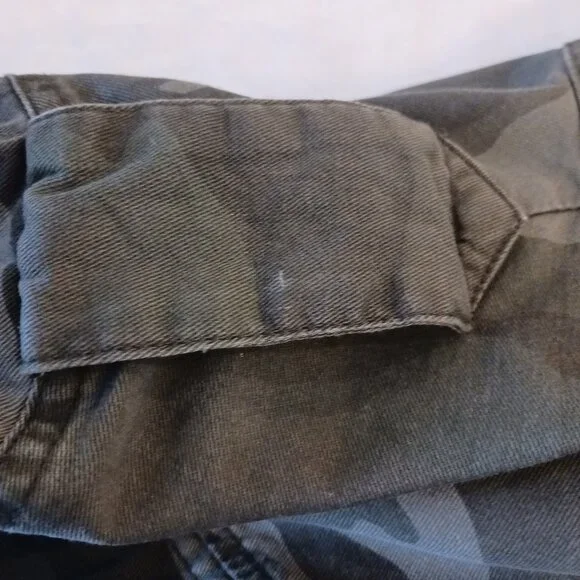 Aeropostale, Camouflage Jacket, Medium, Zip & Snap Front, 100% Cotton, Grunge - Picture 2 of 10